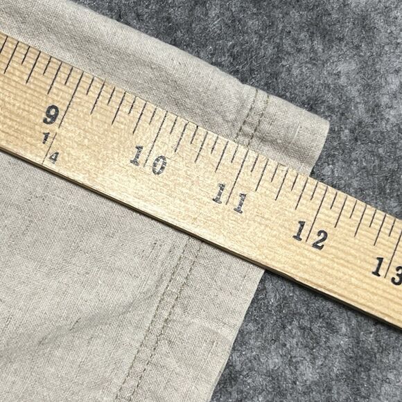 VINTAGE Panhandle Slim Polo Shirt Men's XL Beige Linen Blend Breathable Pullover - Picture 9 of 16